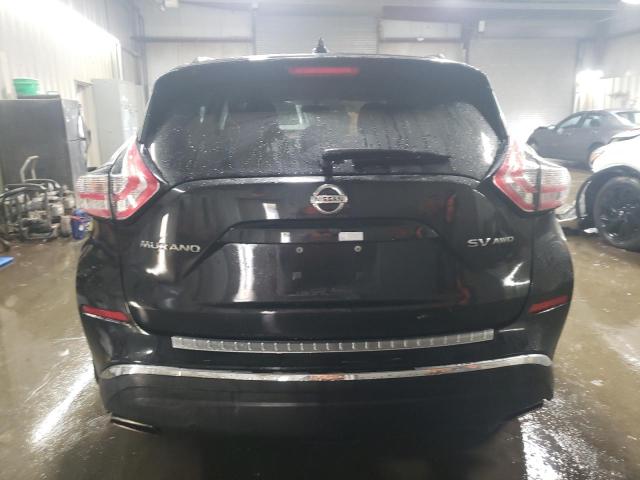 5N1AZ2MH3HN153097 - 2017 NISSAN MURANO S BLACK photo 6