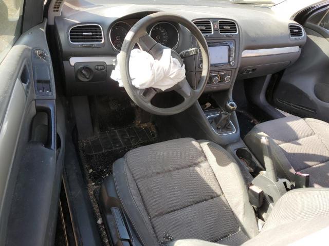 WVWAB7AJ4AW185909 - 2010 VOLKSWAGEN GOLF Սև լուսանկար 8