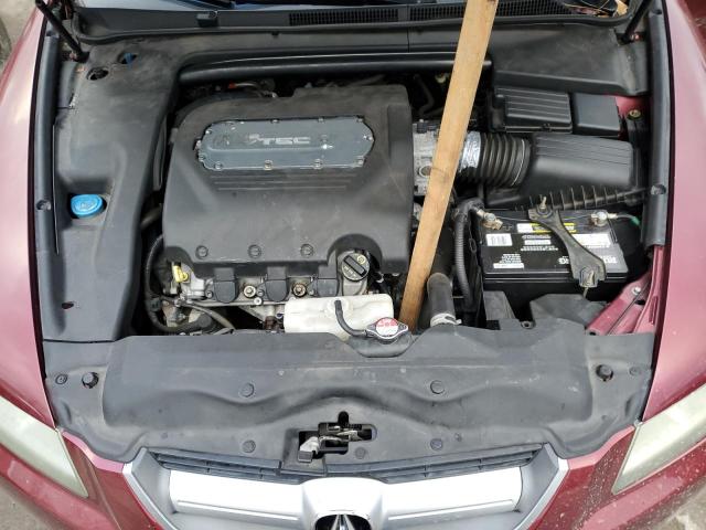 19UUA66266A017853 - 2006 ACURA 3.2TL BURGUNDY photo 11