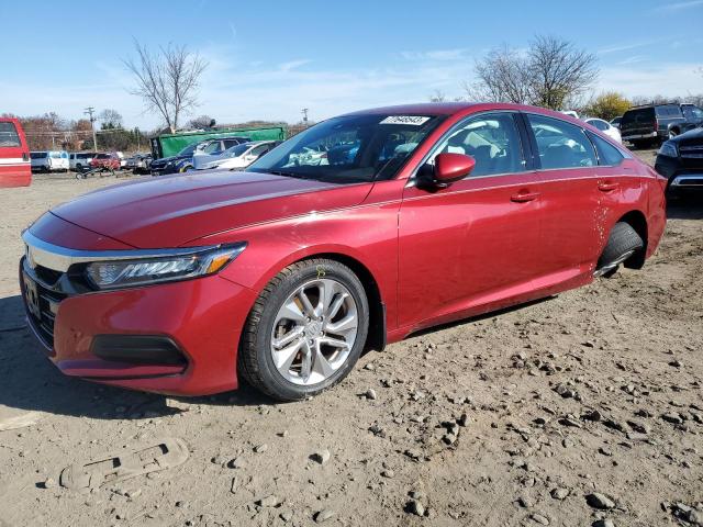 1HGCV1F16JA132570 - 2018 HONDA ACCORD LX RED photo 1