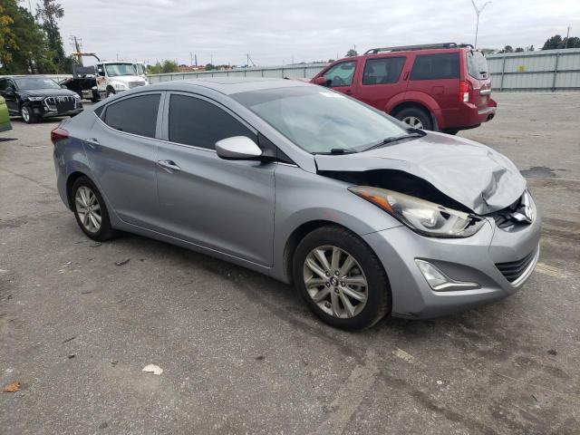 KMHDH4AE4FU238703 - 2015 HYUNDAI ELANTRA SE SILVER photo 4