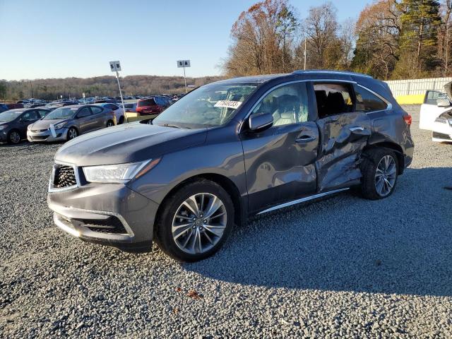 5FRYD4H50HB012286 - 2017 ACURA MDX TECHNOLOGY GRAY photo 1