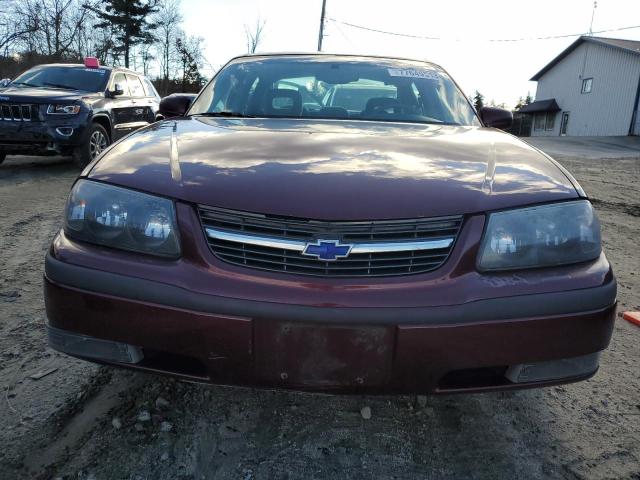 2G1WH55K919164387 - 2001 CHEVROLET IMPALA LS MAROON photo 5