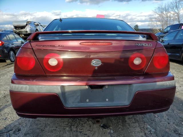 2G1WH55K919164387 - 2001 CHEVROLET IMPALA LS MAROON photo 6