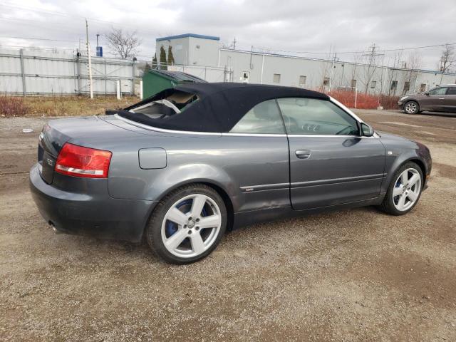 WAUEF48H79K004339 - 2009 AUDI A4 2.0T CABRIOLET QUATTRO GRAY photo 3