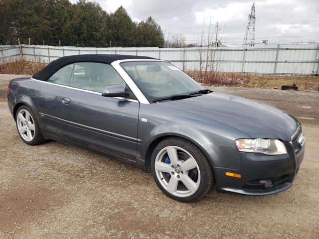 WAUEF48H79K004339 - 2009 AUDI A4 2.0T CABRIOLET QUATTRO GRAY photo 4