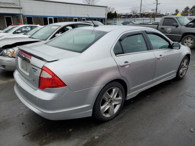 3FAHP0DC8BR254454 - 2011 FORD FUSION SPORT SILVER photo 3