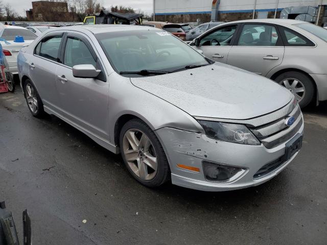 3FAHP0DC8BR254454 - 2011 FORD FUSION SPORT SILVER photo 4