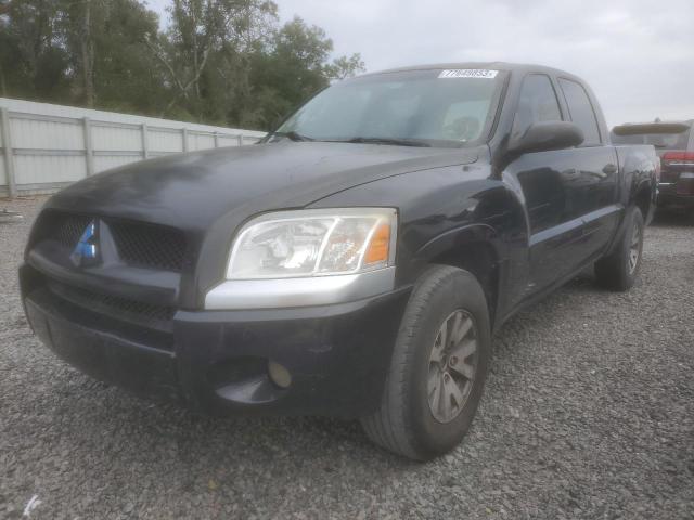 1Z7HC28K28S572753 - 2008 MITSUBISHI RAIDER LS BLACK photo 1