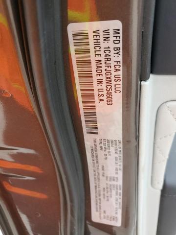 1C4RJFJGXMC546053 - 2021 JEEP GRAND CHER SUMMIT ყავისფერი ფოტო 13