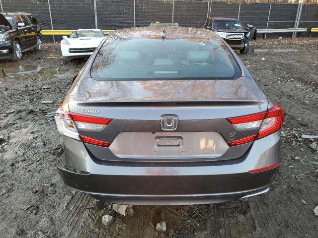 1HGCV1F57JA185166 - 2018 HONDA ACCORD EXL GRAY photo 6