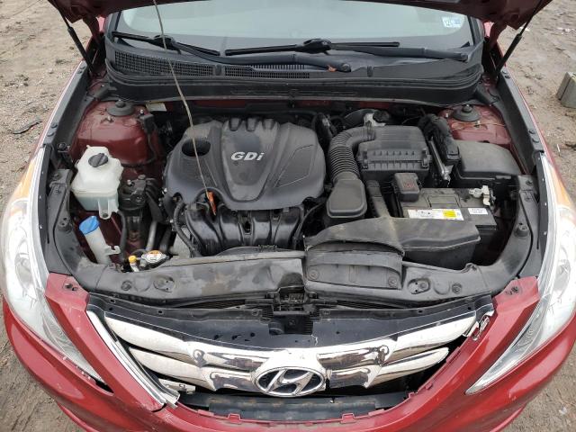 5NPEC4AC0DH550675 - 2013 HYUNDAI SONATA SE RED photo 11