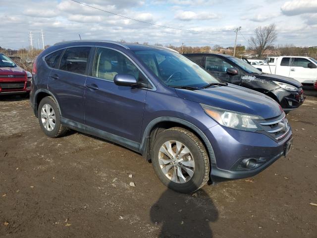 JHLRM4H71CC012443 - 2012 HONDA CR-V EXL BLUE photo 4