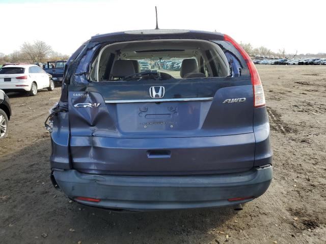 JHLRM4H71CC012443 - 2012 HONDA CR-V EXL BLUE photo 6