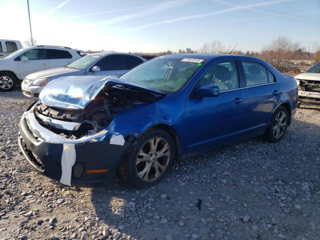 3FAHP0HA3CR204457 - 2012 FORD FUSION SE BLUE photo 1