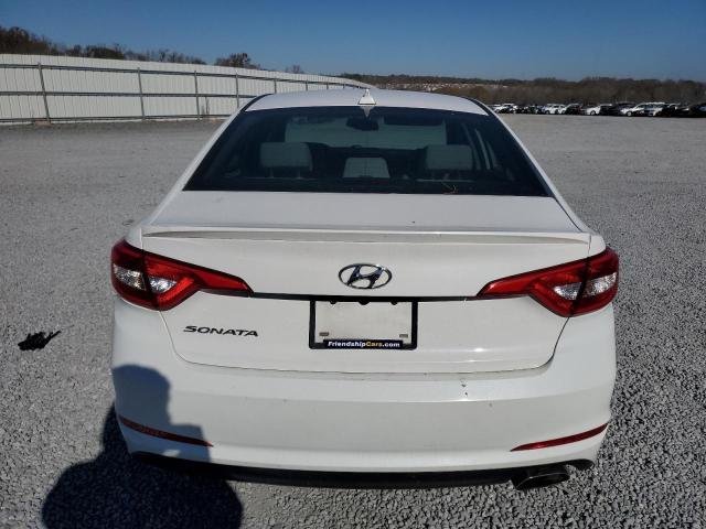 5NPE24AF3HH566159 - 2017 HYUNDAI SONATA SE WHITE photo 6