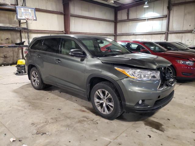 5TDBKRFH4ES016534 - 2014 TOYOTA HIGHLANDER LE GREEN photo 4