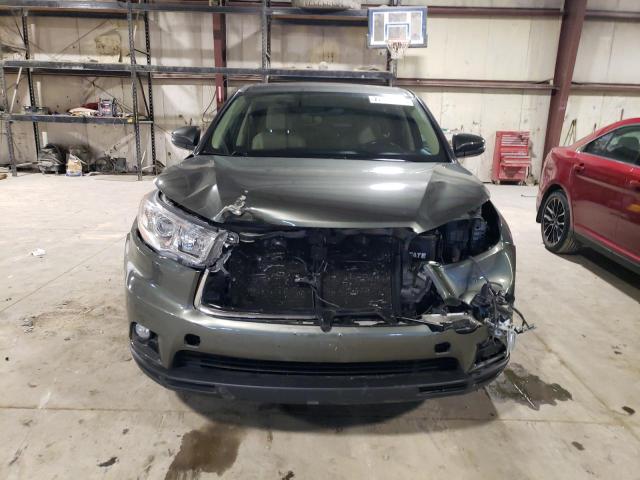 5TDBKRFH4ES016534 - 2014 TOYOTA HIGHLANDER LE GREEN photo 5