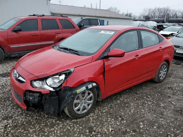 KMHCT4AE6CU243777 - 2012 HYUNDAI ACCENT GLS RED photo 1