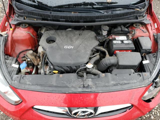 KMHCT4AE6CU243777 - 2012 HYUNDAI ACCENT GLS RED photo 11