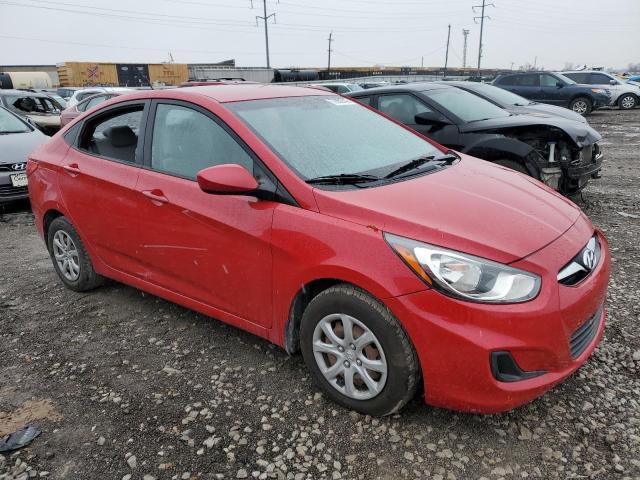 KMHCT4AE6CU243777 - 2012 HYUNDAI ACCENT GLS RED photo 4