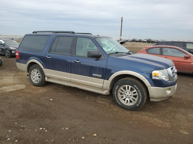 1FMFK185X7LA28256 - 2007 FORD EXPEDITION EL EDDIE BAUER BLUE photo 4