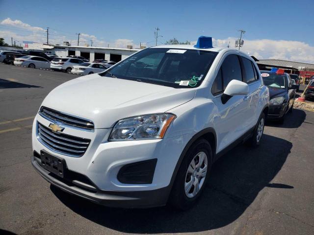 3GNCJKSBXGL278915 - 2016 CHEVROLET TRAX LS WHITE photo 1