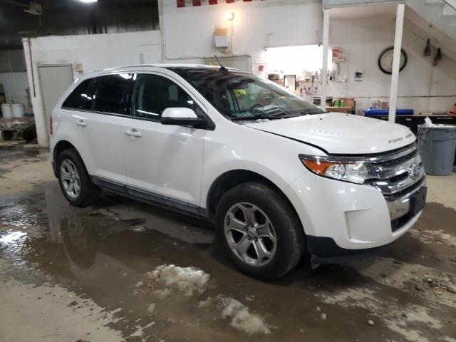 2FMDK3JC4DBA33489 - 2013 FORD EDGE SEL WHITE photo 4