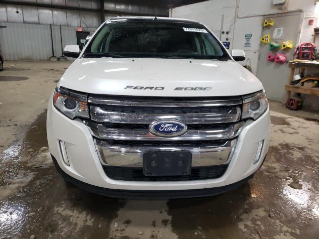 2FMDK3JC4DBA33489 - 2013 FORD EDGE SEL WHITE photo 5