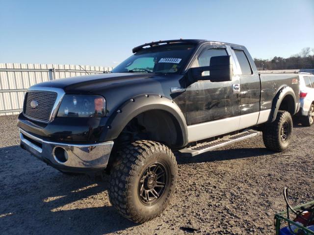 1FTPX14557FA89271 - 2007 FORD F150 BLACK photo 1