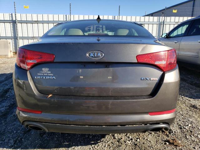 5XXGN4A78CG058136 - 2012 KIA OPTIMA EX GRAY photo 6