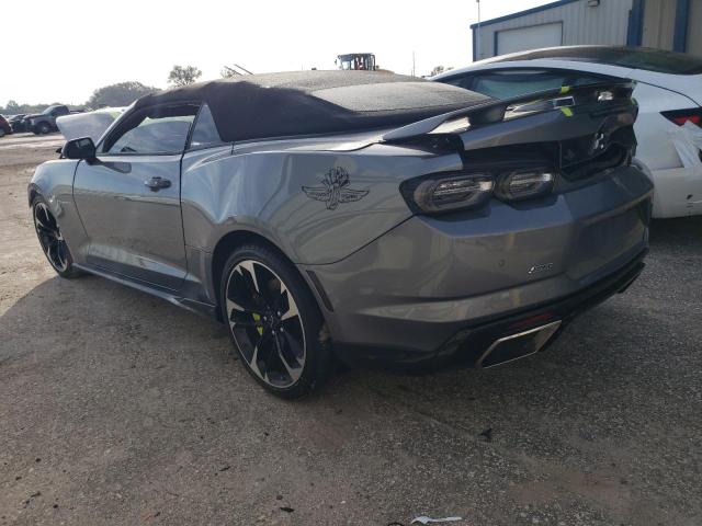 1G1FH3D75M0129331 - 2021 CHEVROLET CAMARO SS GRAY photo 2