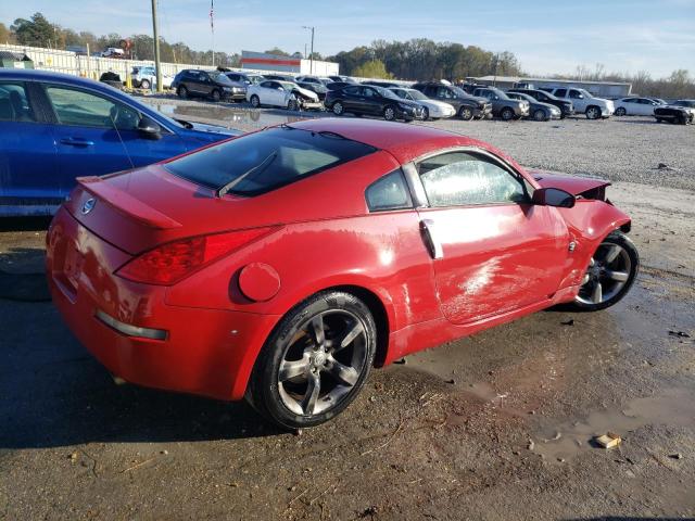 JN1AZ34E36M350499 - 2006 NISSAN 350Z COUPE RED photo 3