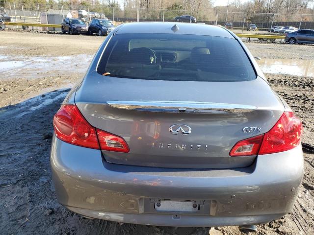 JN1CV6AR4AM461620 - 2010 INFINITI G37 GRAY photo 6