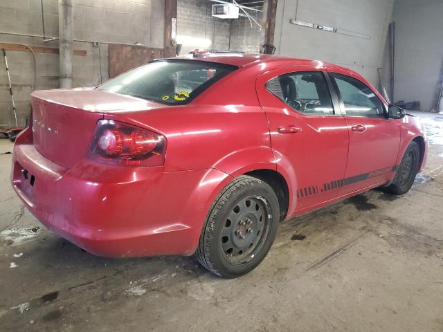 1C3CDZAB1EN200132 - 2014 DODGE AVENGER SE RED photo 3