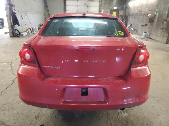 1C3CDZAB1EN200132 - 2014 DODGE AVENGER SE RED photo 6