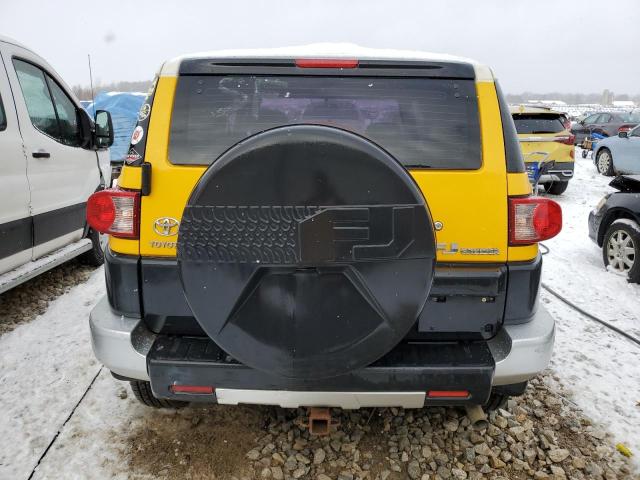 JTEBU11F670009569 - 2007 TOYOTA FJ CRUISER YELLOW photo 6