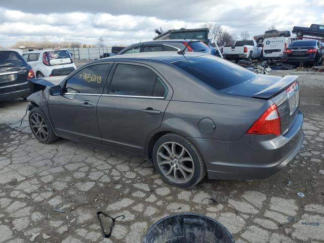 3FAHP0JA6BR341661 - 2011 FORD FUSION SEL GRAY photo 2