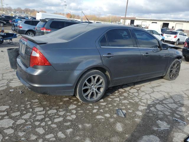 3FAHP0JA6BR341661 - 2011 FORD FUSION SEL GRAY photo 3