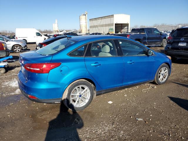 1FADP3F26FL280995 - 2015 FORD FOCUS SE BLUE photo 3