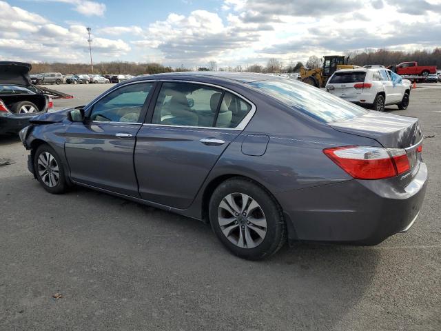 1HGCR2F32EA271242 - 2014 HONDA ACCORD LX GRAY photo 2