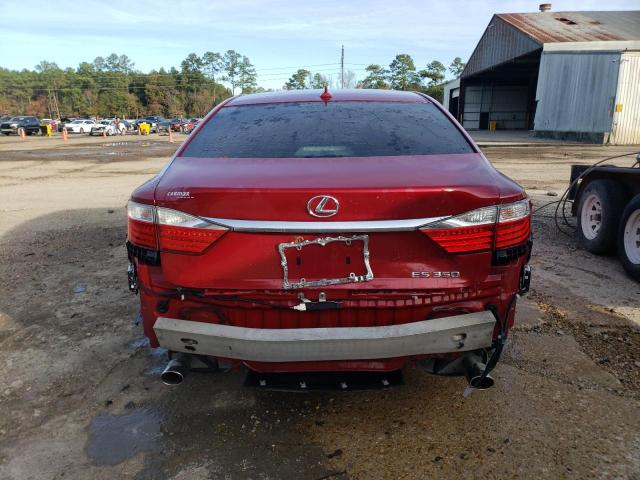 JTHBK1GG6D2080117 - 2013 LEXUS ES 350 RED photo 6