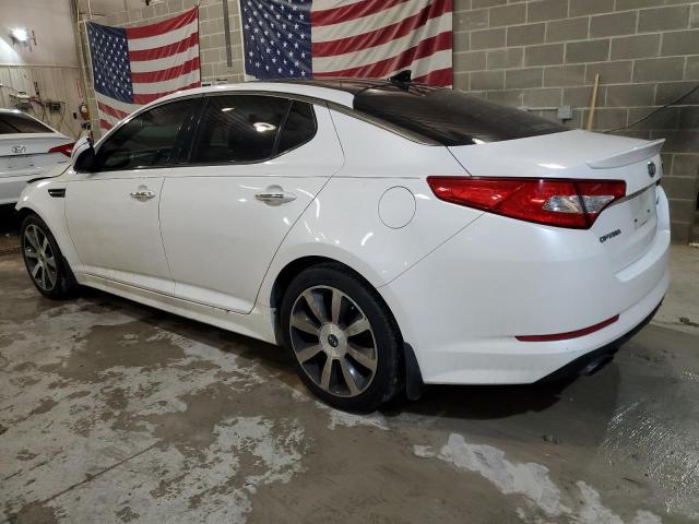 KNAGR4A66B5143326 - 2011 KIA OPTIMA SX WHITE photo 2