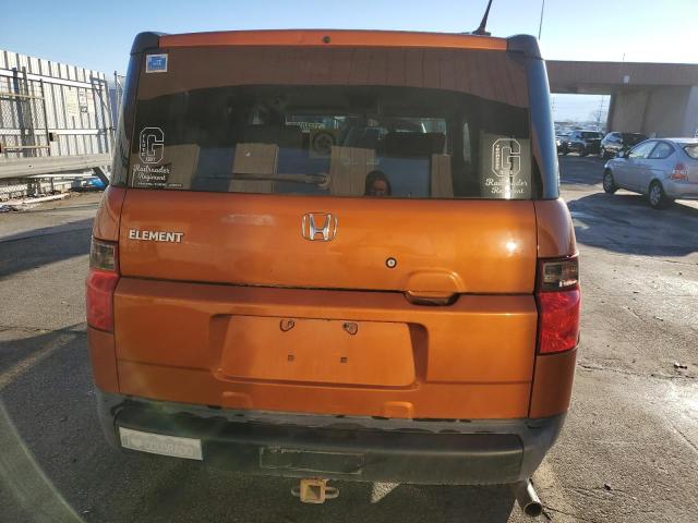 5J6YH28708L004191 - 2008 HONDA ELEMENT EX ORANGE photo 6