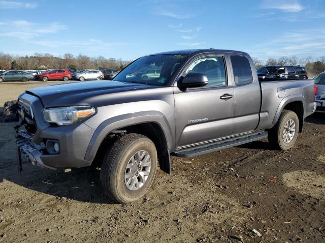 5TFSZ5AN0JX151340 - 2018 TOYOTA TACOMA ACCESS CAB Сұр фото 1