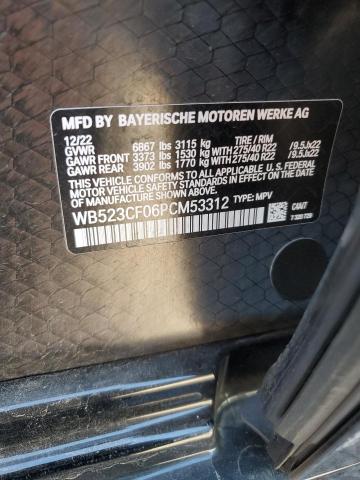 WB523CF06PCM53312 - 2023 BMW IX XDRIVE50 SILVER photo 13