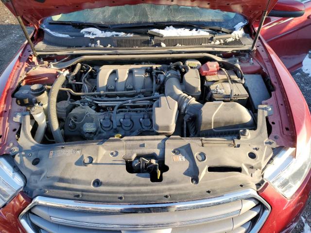 1FAHP2E89DG180929 - 2013 FORD TAURUS SEL RED photo 11