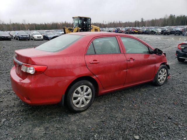 2T1BU4EE8DC090390 - 2013 TOYOTA COROLLA BASE RED photo 3