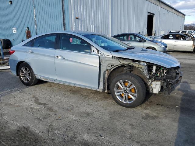 5NPEB4AC5EH859594 - 2014 HYUNDAI SONATA GLS BLUE photo 4