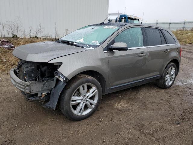 2FMDK4KC4DBB49568 - 2013 FORD EDGE LIMITED GRAY photo 1